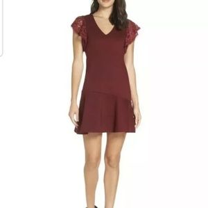 Anthropologie Heartloom Abby Drop Hem Dress, SZ XS